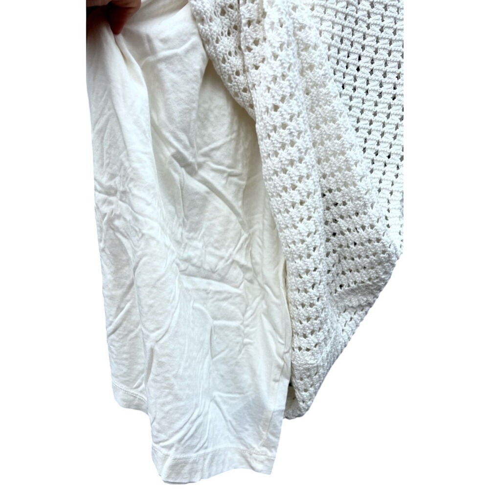 NWT GAP Crochet Mini Off White Dress size‎ Small - Picture 7 of 8